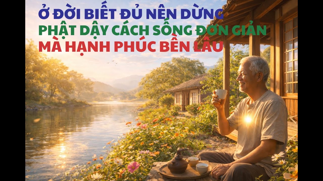 Ở Đời Biết Đủ Nên Dừng | Phật Dạy Cách Sống Đơn Giản Mà Hạnh Phúc Bền Lâu