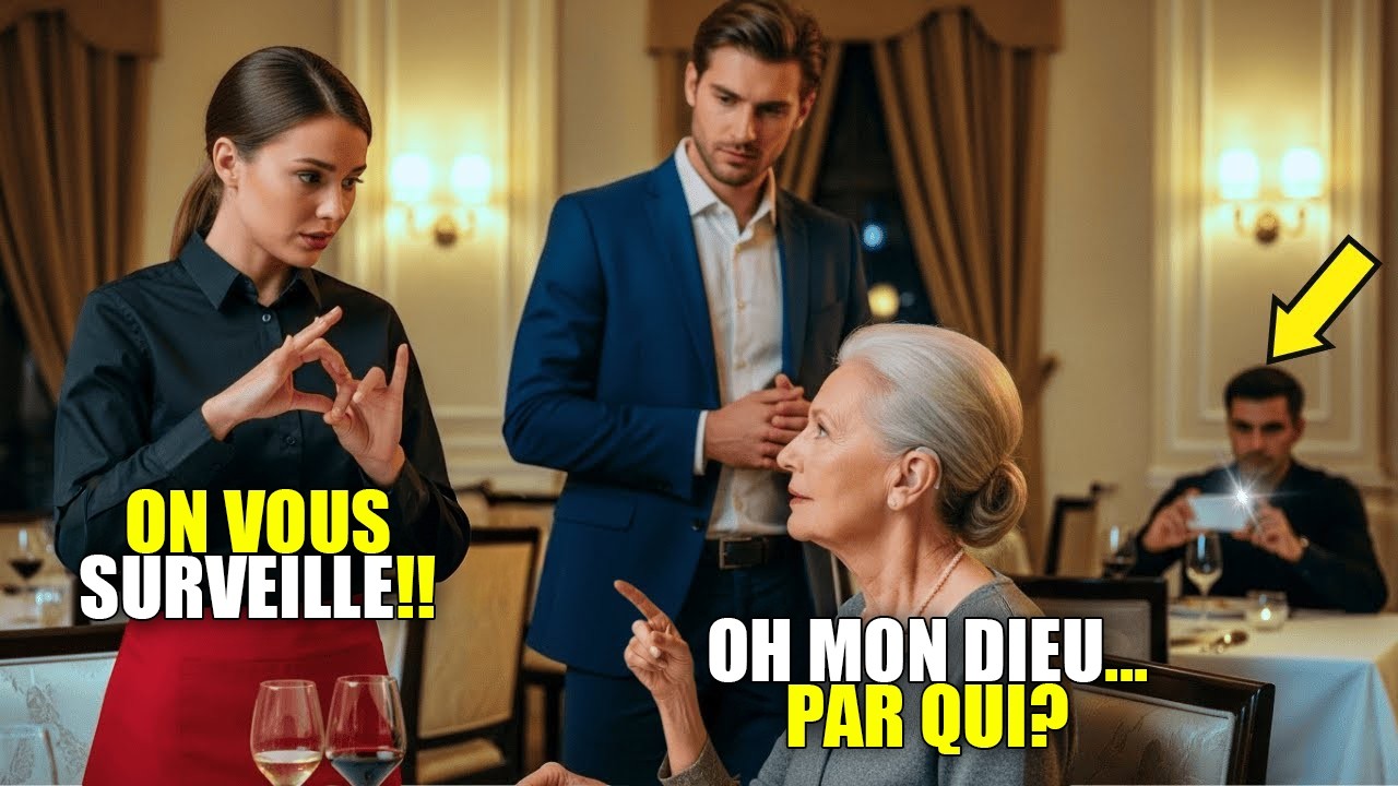Serveuse timide parle en langue des signes à la mère du milliardaire