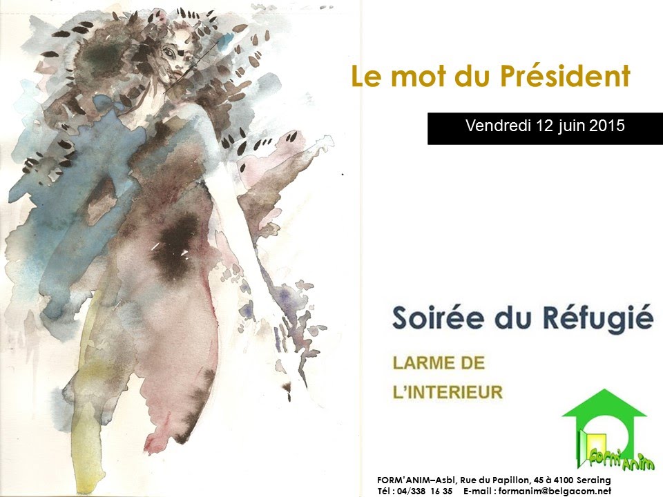 le mot du Pr&eacute;sident
