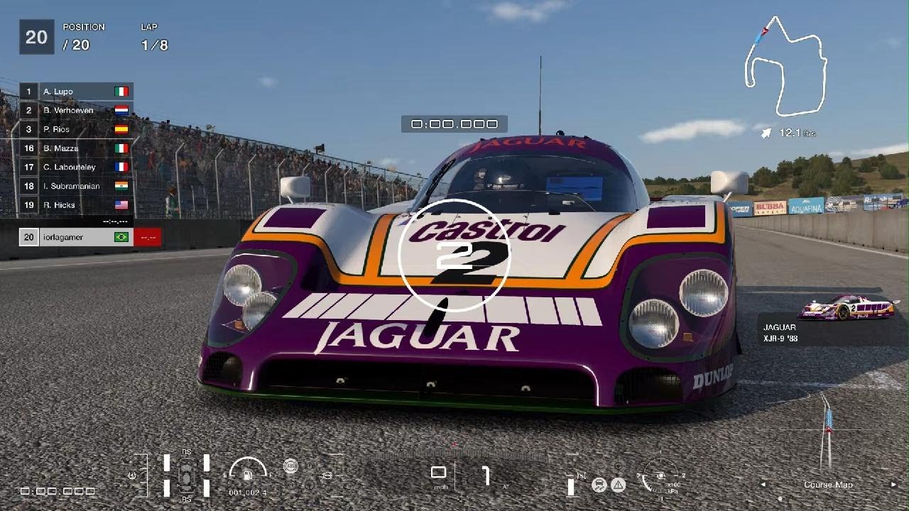 GT7 - Quick Group C Race - Jaguar XJR-9 1988 - Laguna Seca