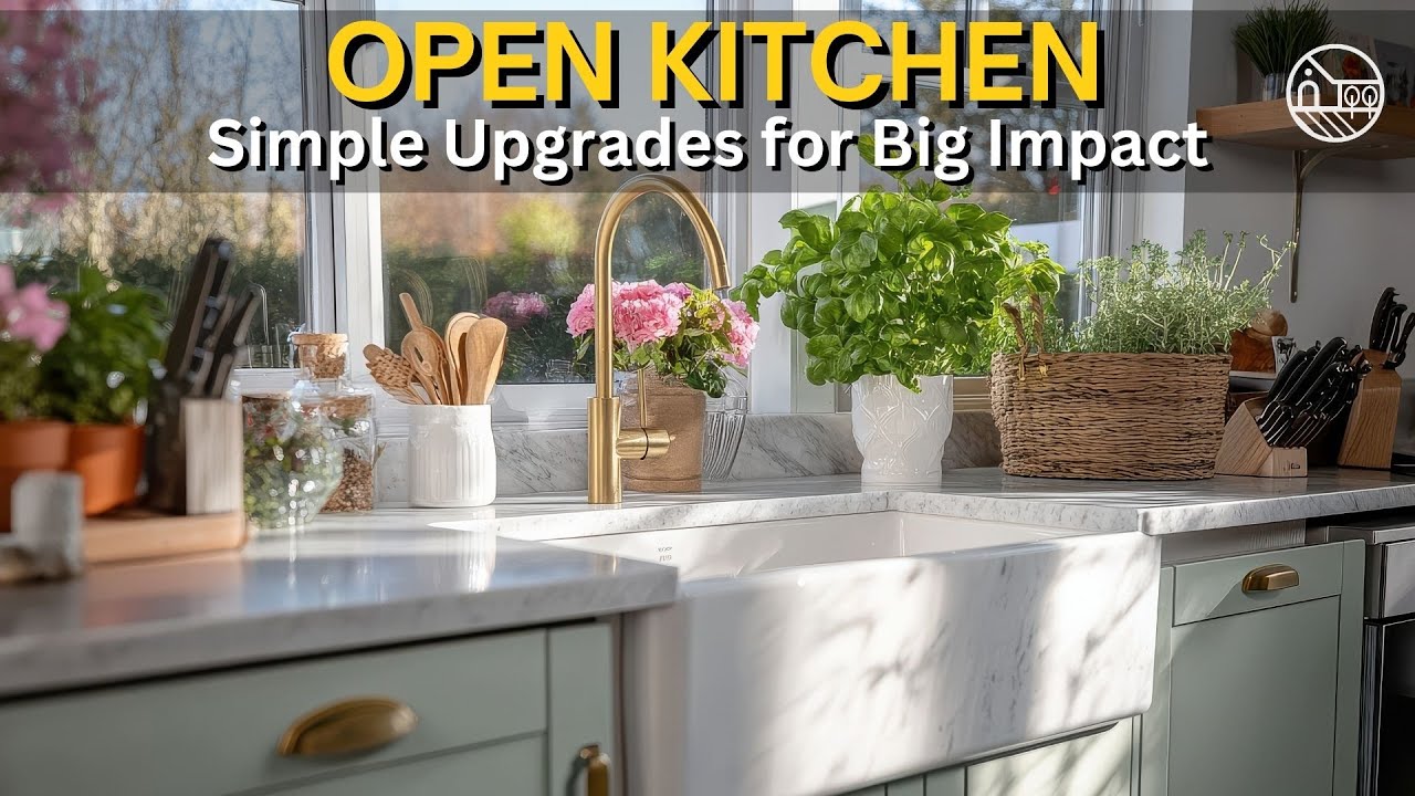 Get The PERFECT Farmhouse Kitchen Look In Just 5 Easy Steps