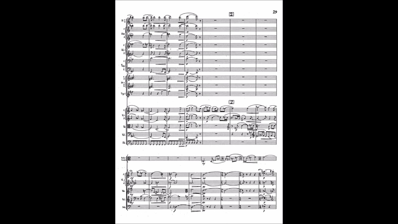 Bohuslav MARTINŮ: Rhapsody-Concerto for viola and orchestra (with SCORE)