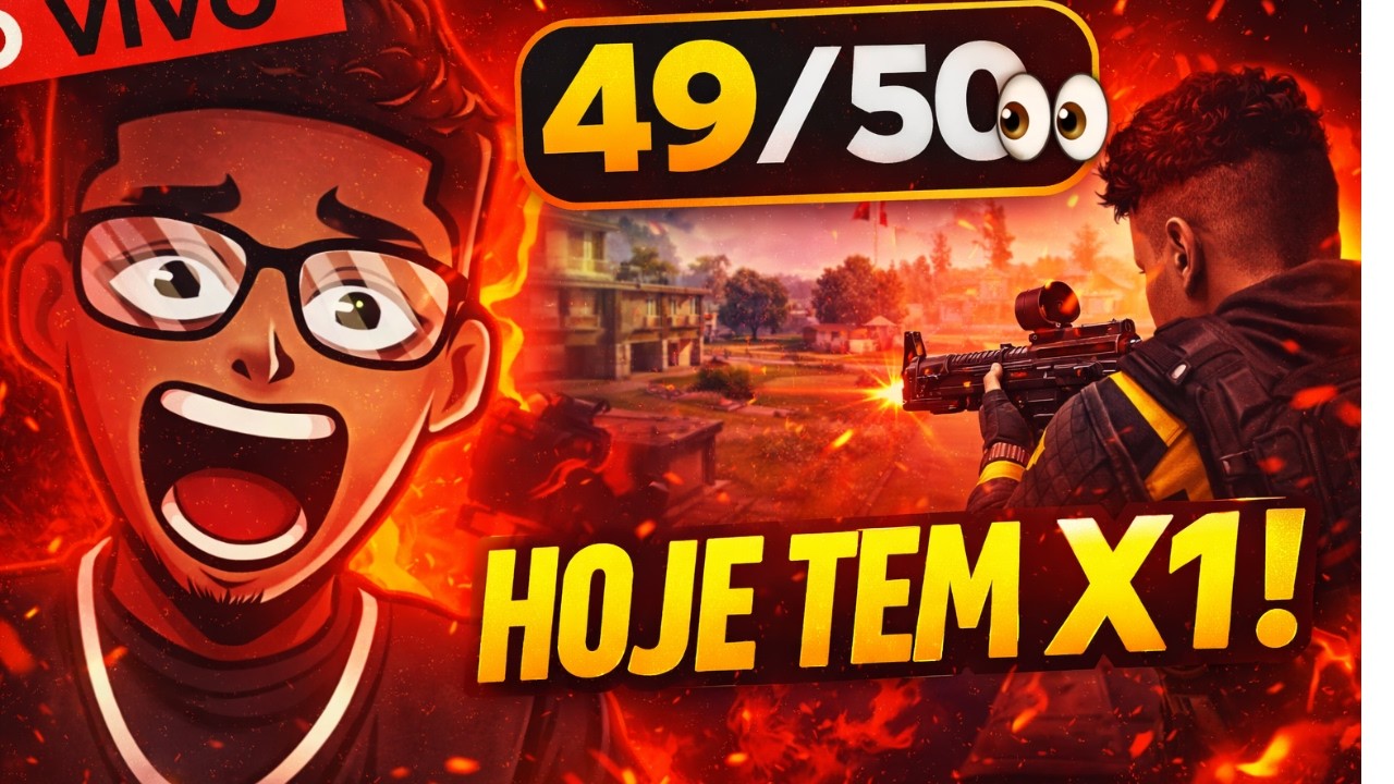 🔴 VALENDO X1 CONTRA INSCRITOS – QUEM GANHAR FICA FIXO