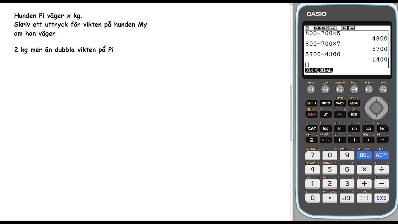Matematik 5000+ 1c Uppgift 1306 c f&ouml;r reviderad &auml;mnesplan (2021)