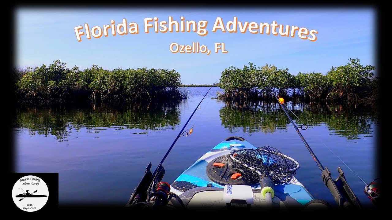 Kayak Fishing Ozello Florida with Map and Surprise Ending!