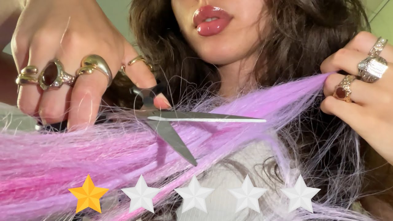 ASMR WORST reviewed HAIR salon 💇‍♀️ 