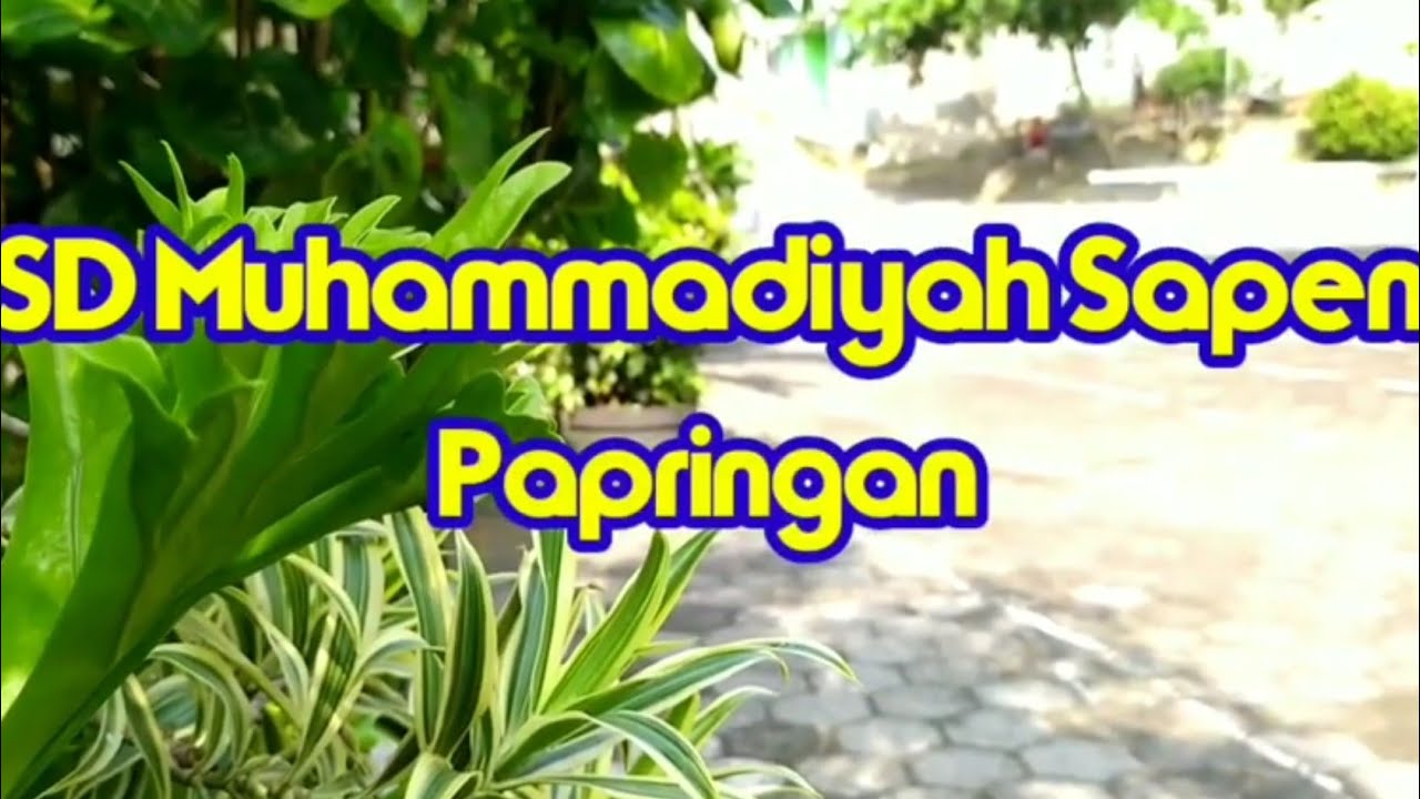 PENGENALAN LINGKUNGAN SEKOLAH SD MUHAMMADIYAH SAPEN DI PAPRINGAN