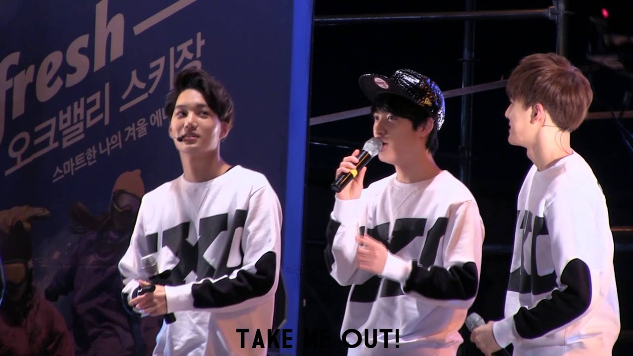 140126 // 오크밸리 인기가수 특별콘서트  // 첫눈 (EXO-K) // 카이 Foc