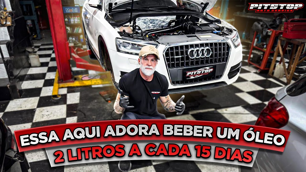 AUDI Q3 BEBENDO DOIS LITROS DE OLÉO A CADA 15 DIAS - DESMONTEI O MOTOR PRA DESCOBRIR 