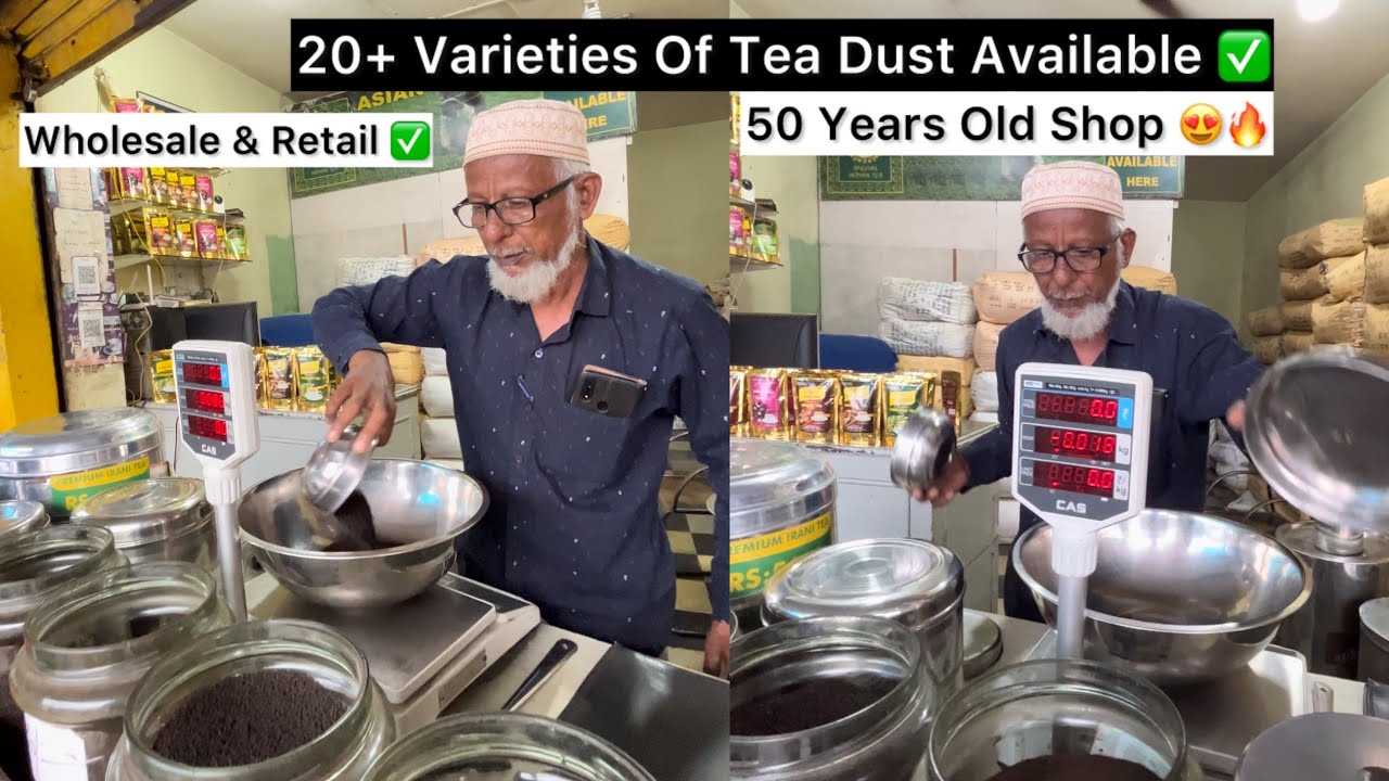 Hyderabad Oldest Tea Brand Since 1974 | 50 Years Old Shop | 20+ Varieties Available | Sameer Vlogs 
