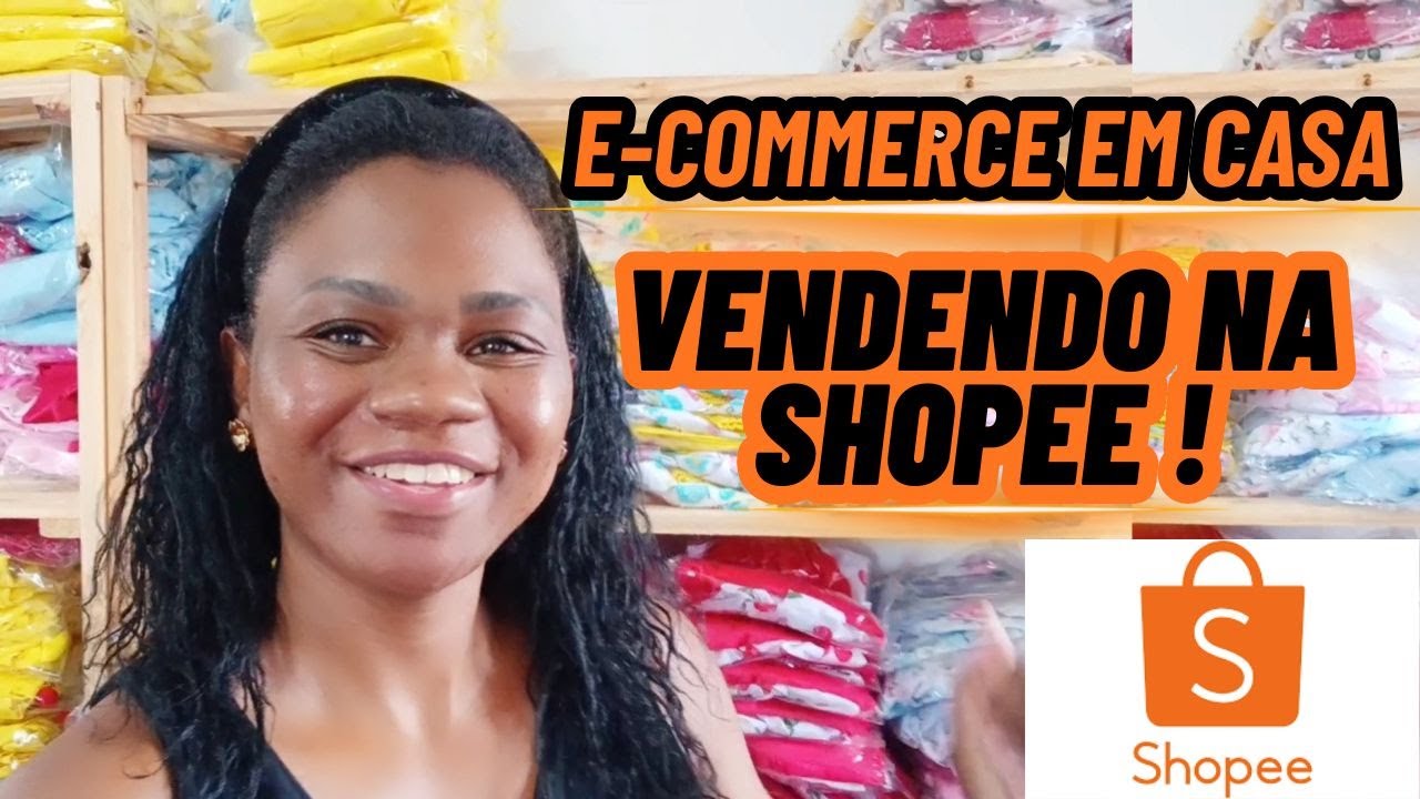 SHOPEE MINHA LOJA EM CASA  Minha Rotina Real Trabalhando com E commerce em Casa  Vendendo na Shopee
