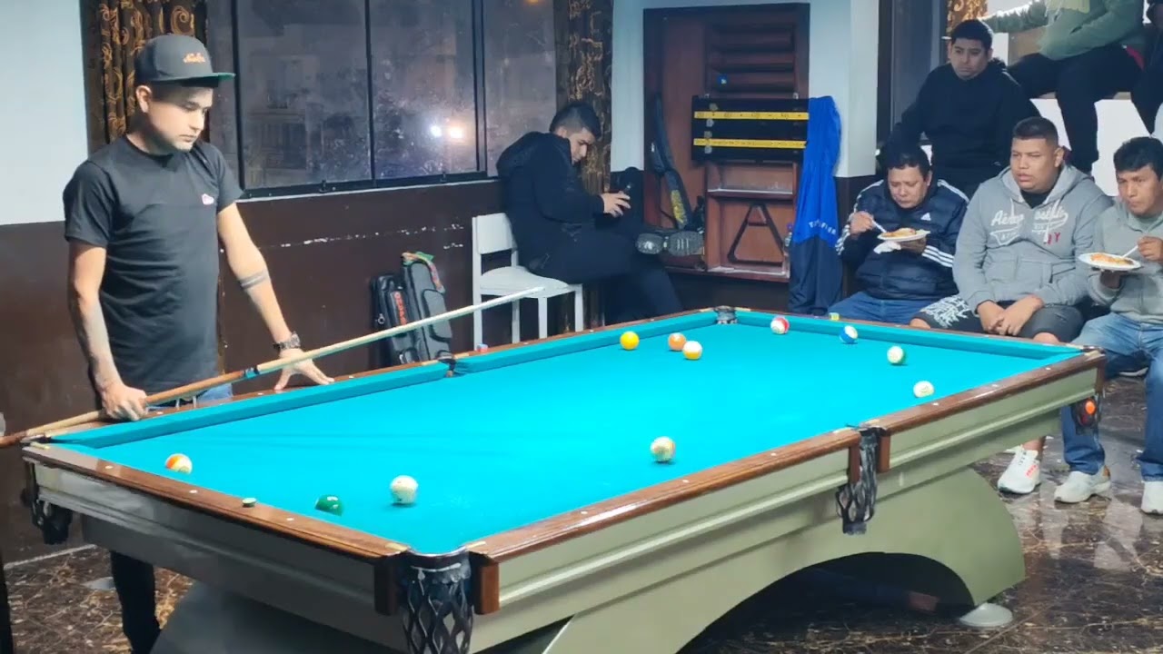 Duelo de Ranqueados, Dibu, Pocho, Flecha, Chuky, Chupon y Pelao en Billar Vista Mar.