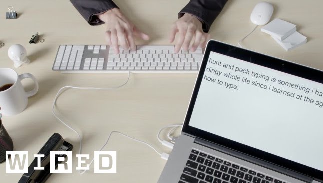 This is FAST: Two-Finger Keyboard Typing* | WIRED