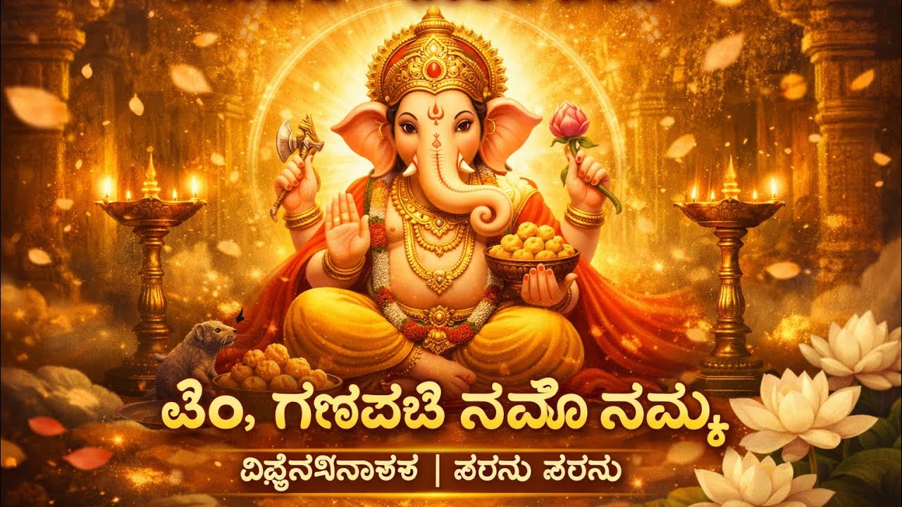 ವಕ್ರತುಂಡ ಗಣನಾಯಕ 🕉️🙏Vakrathunda Gananayaka Kannada Bhakti Geete | Ganapati Song | Jai Ganesh 