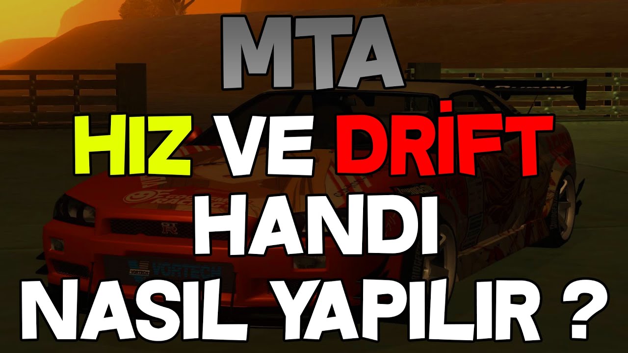 MTA SAN ANDREAS DRİFT VE HIZ HANDI NASIL YAPILIR  ÇOK BASİT