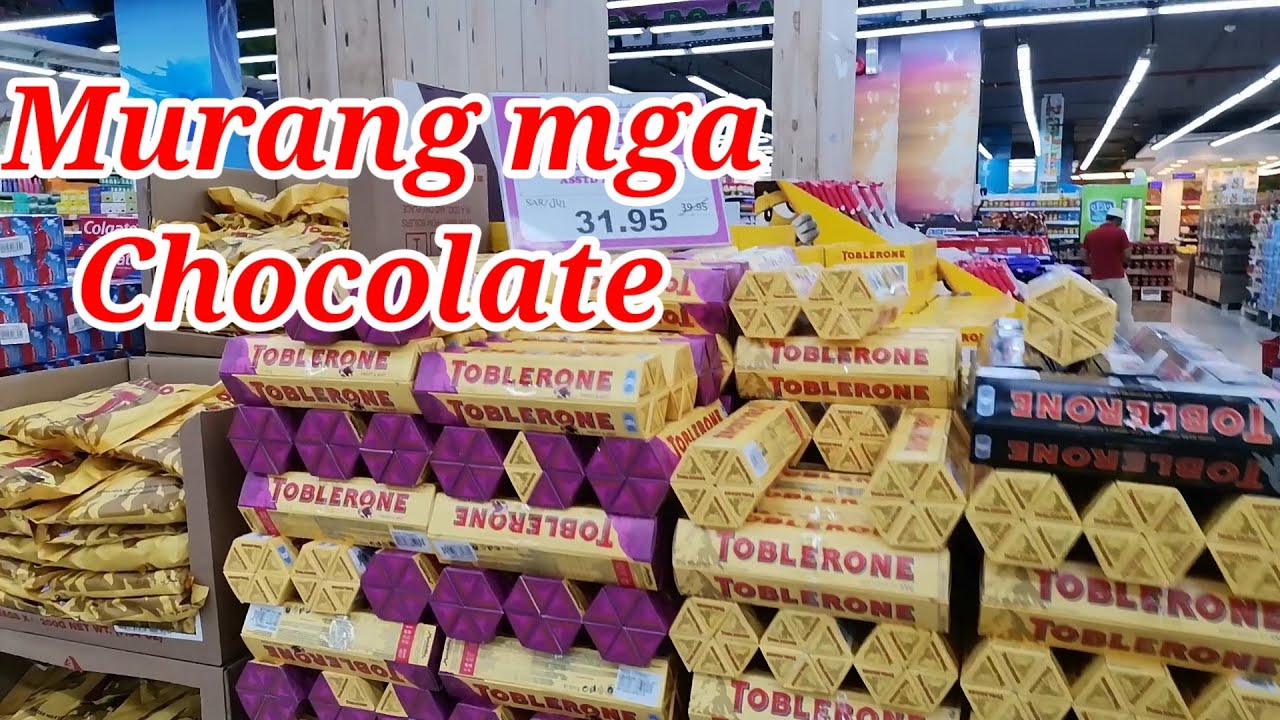 MURANG CHOCOLATE DITO SA RIYADH | PANGPASALUBONG | DITO LANG YAN SA BATHA ANG DIVISORIA NG RIYADH