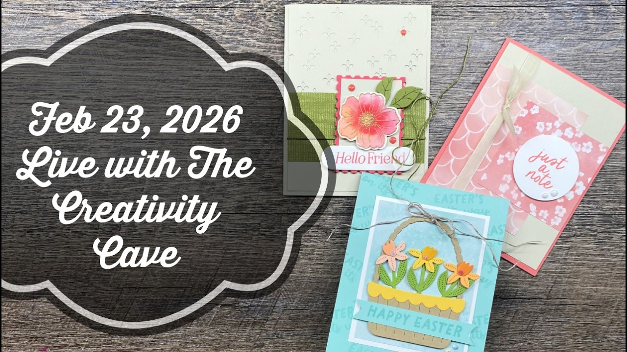 Feb 23, 2026 LIVE with The Creativity Cave!!