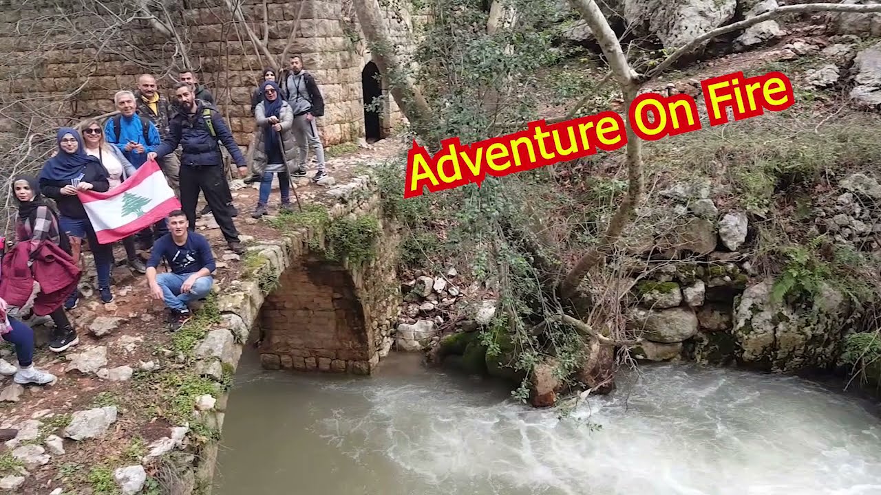 بيت شلالا  تنورين التحتا   مسيرة بجانب نهر الجوز   الجزء الاول    hiking beit chlela