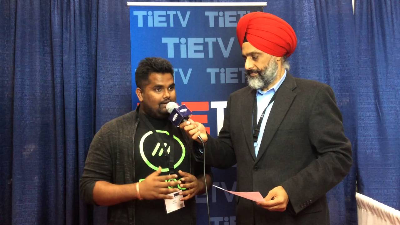 Ravi Vadrevu Interview at TiETV Lounge #ooneeapp @TiEcon 2016 @raviformative
