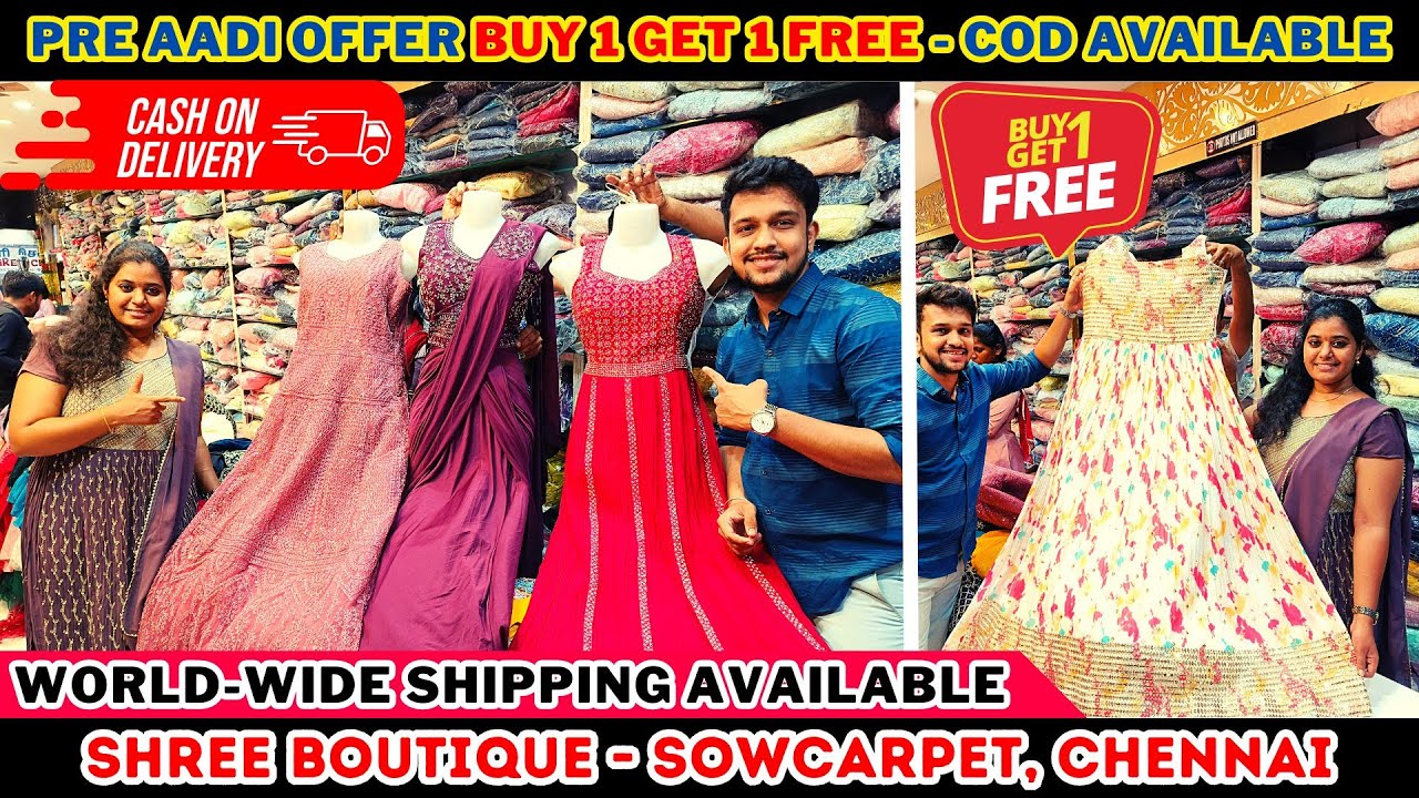 Pre Aadi Offer 1+1 Free COD Available | Shree Boutique Sowcarpet Dress Shop | Priya just now fashion