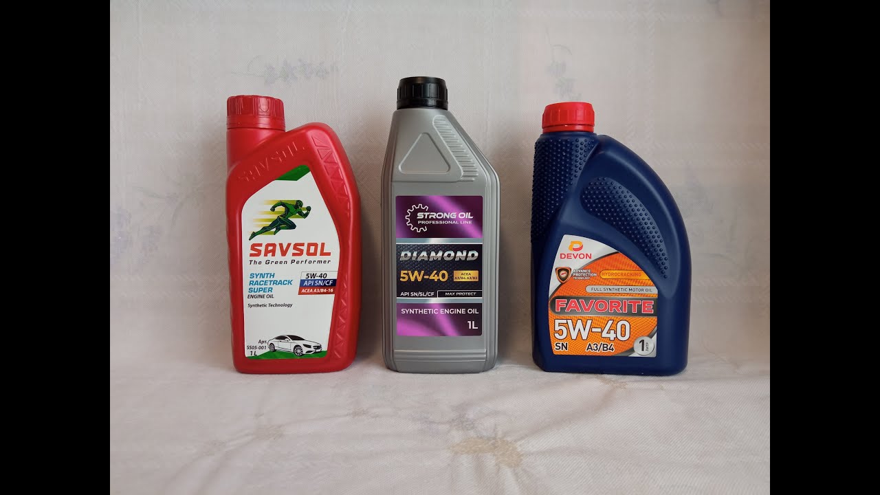 Сравнение недорогих масел - SAVSOL, DEVON, STRONG OIL.