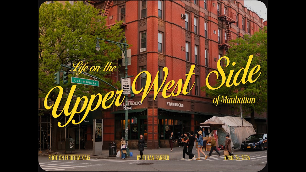 This is what the Upper West Side of Manhattan currently looks like... | Shot on Fujifilm X-M5