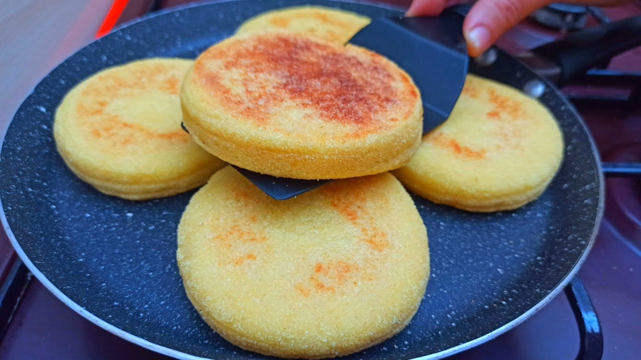 С 3 чашками манной крупы Без молока и яиц‼ ️Только с водой | знаменитые блины на сковороде 👌 🔝