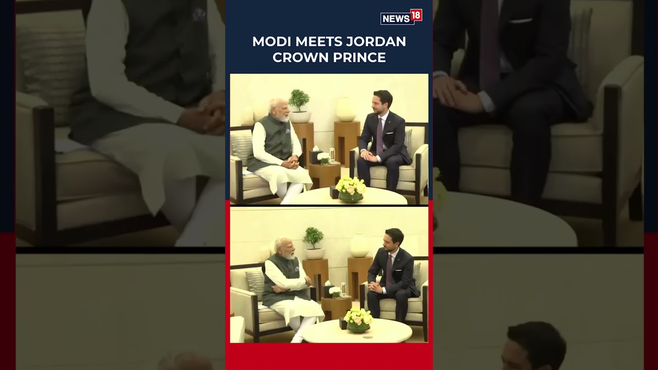 WATCH: PM Modi Holds Key Bilateral Talks with Jordan Crown Prince | Viral | Modi In Jordan