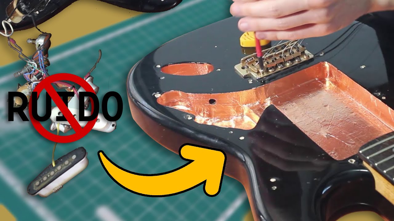 explico cómo se apantalla bien una guitarra