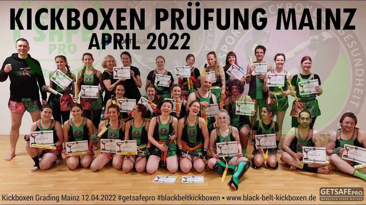 GETSAFEpro Kickboxen Mainz Prüfung April 2022