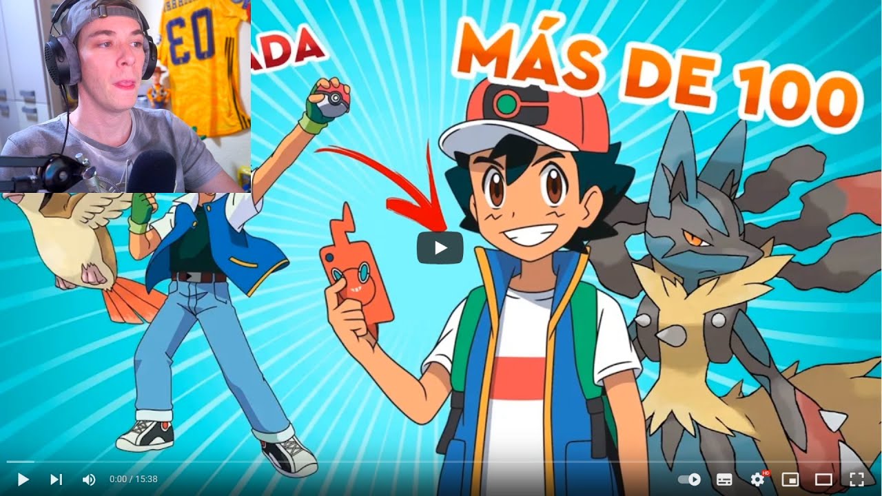 Folagor Reacciona ¿CUANTOS POKÉMON HA ATRAPADO ASH?