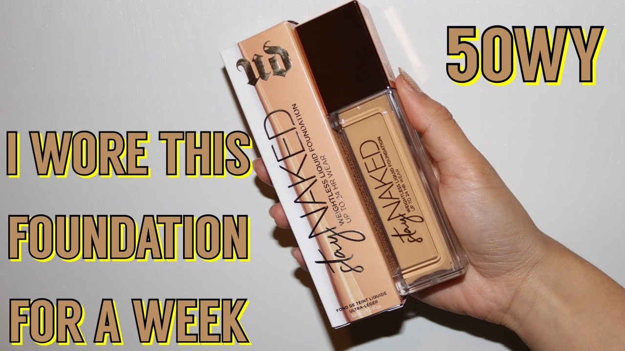 NEW Urban Decay Stay Naked Foundation Review + Wear Test!