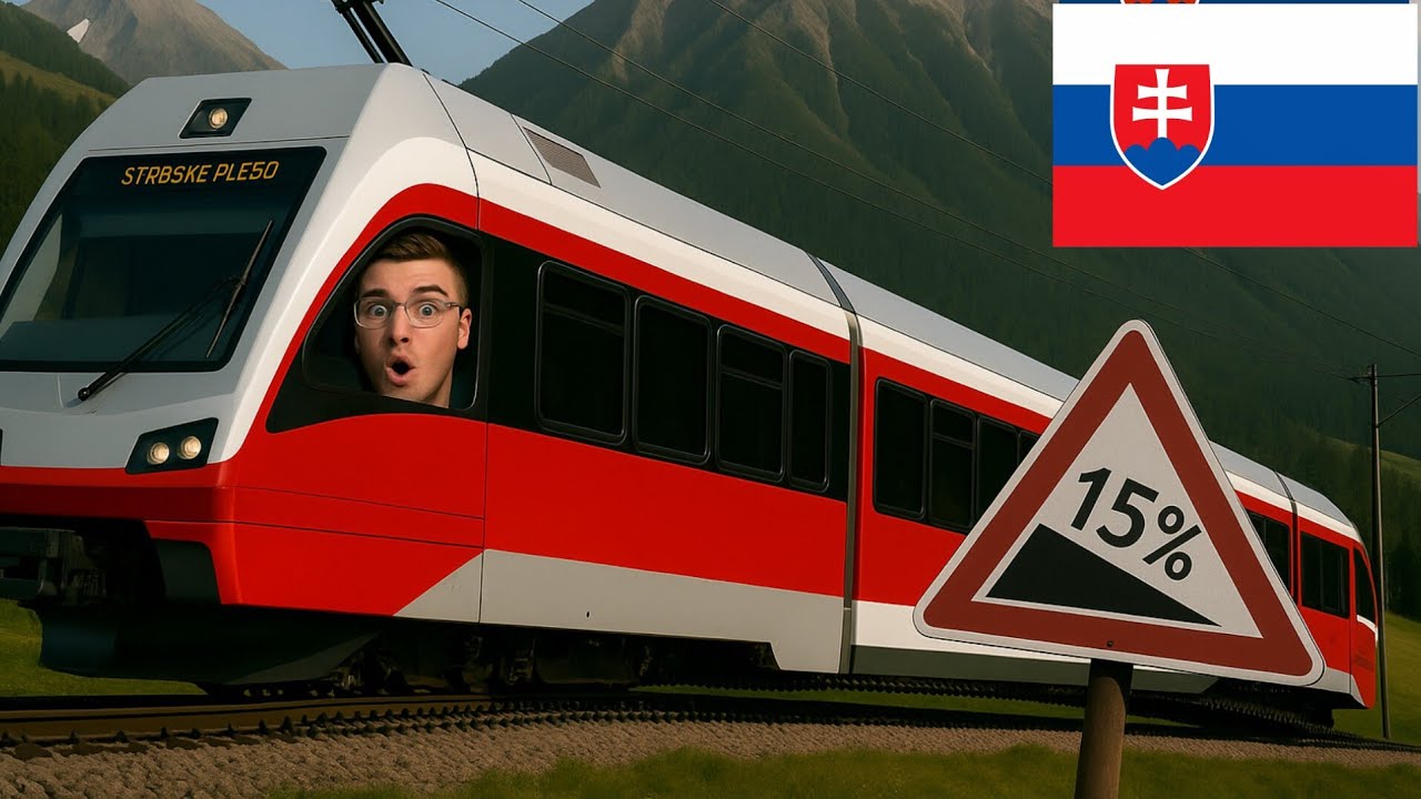 Najbardziej STROMA kolej! Jadę POCIĄGIEM w Tatry! *Kolej zębata*