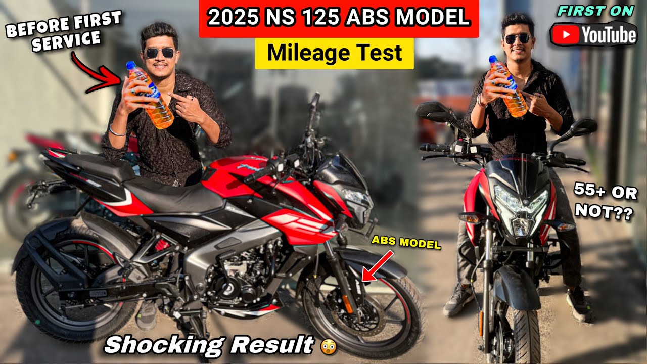 2025 Bajaj Pulsar NS125 ABS MODEL Mileage Test in City - Shocking Result 😱|ns125 abs MileageTest |ns