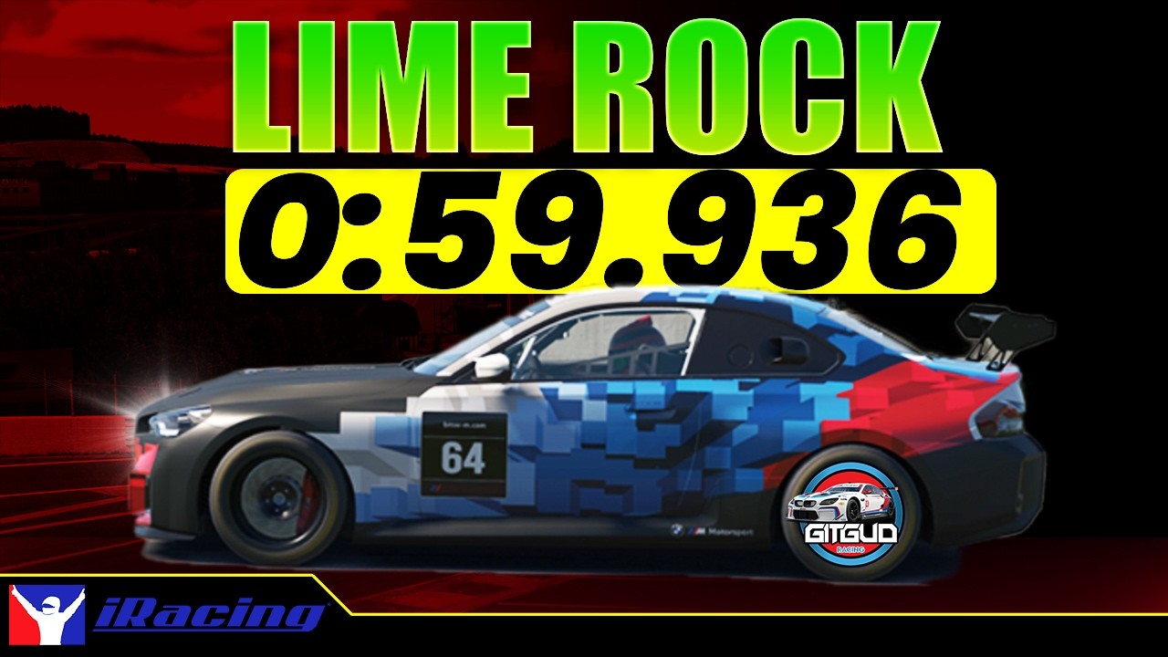 Гайд по трассе Lime Rock Park на BMW M2 в iRacing &mdash; 0:59.936