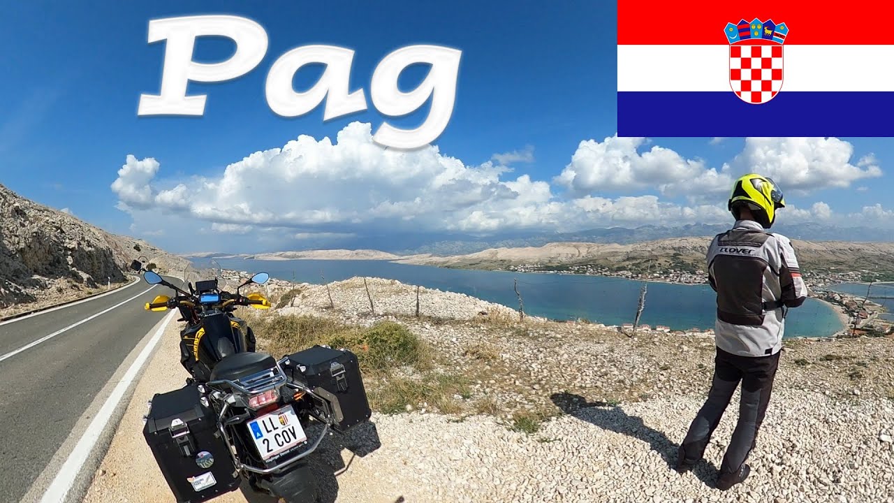 Motorradtour Insel Pag Kroatien