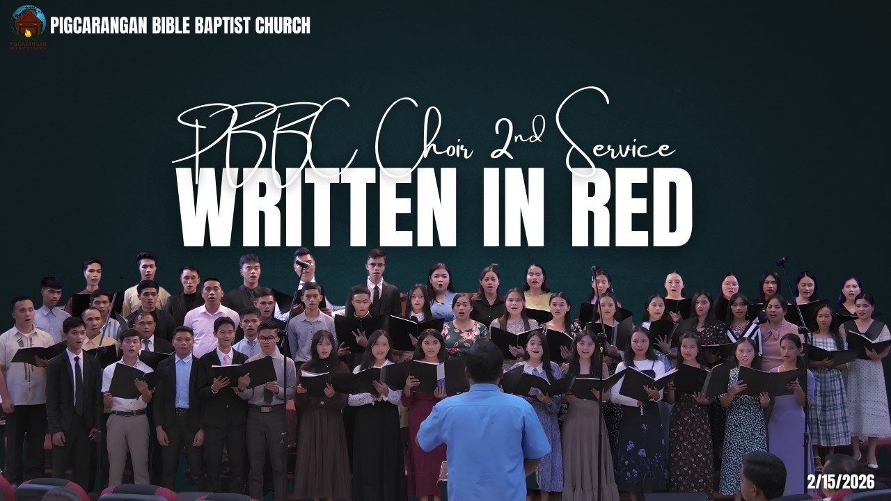 Written In Red - PBBC Choir Second Service