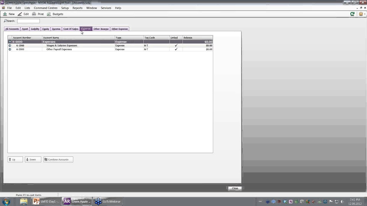 Free MYOB Training Learn MYOB IN 7 Days Day 1 Part 2 (2/9)