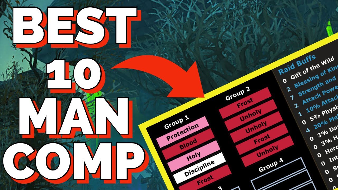 The BEST 10 man comps in WOTLK Classic!
