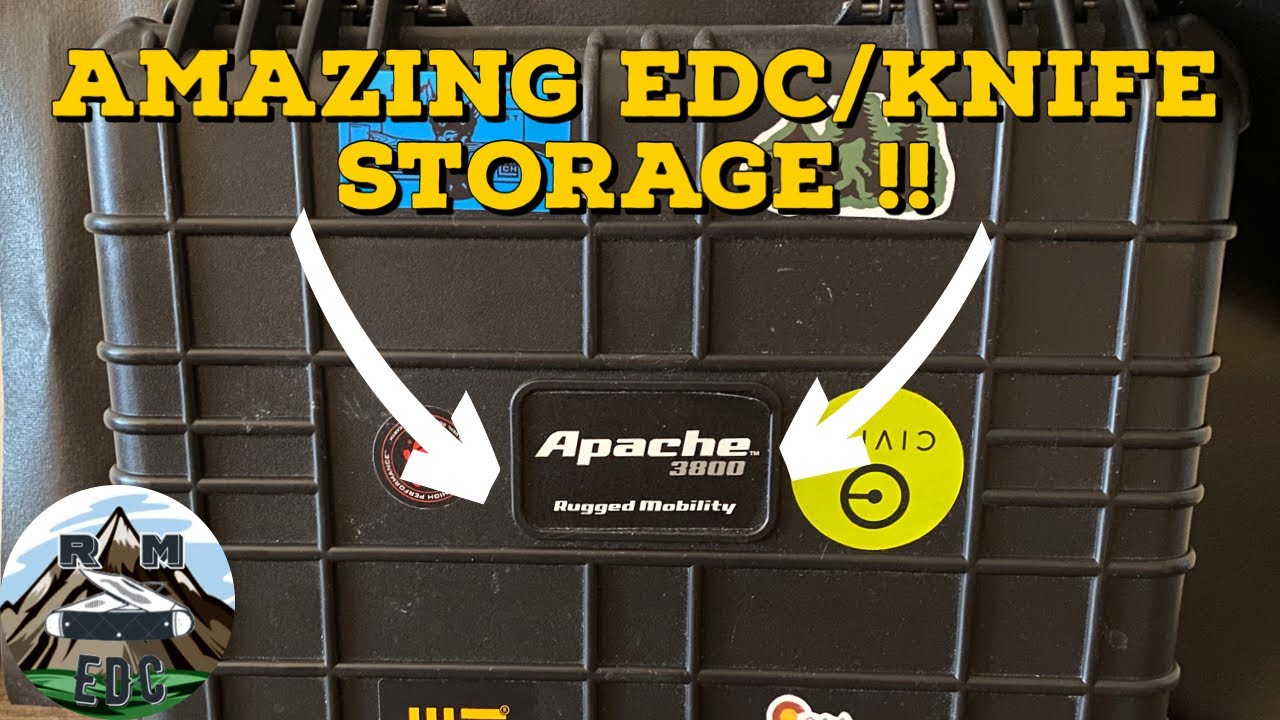 Perfect Knife collection Storage option Apache 3800 over and impressions !