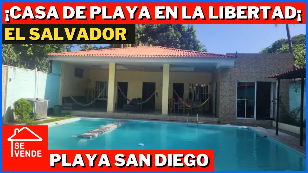 SE VENDE PROPIEDAD EN PLAYA SAN DIEGO LA LIBERTAD EL SALVADOR