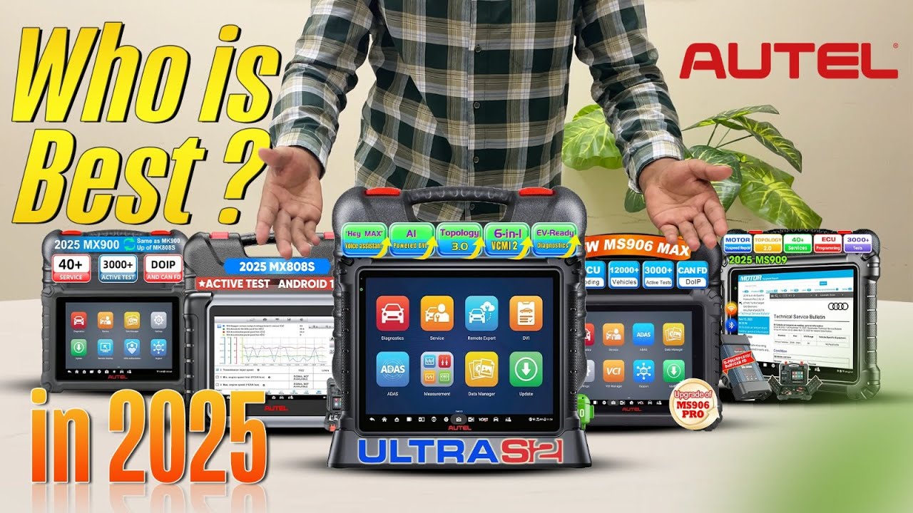 Autel&rsquo;s 2025 Best OBD2 Scanners for All Users: Beginner to Expert