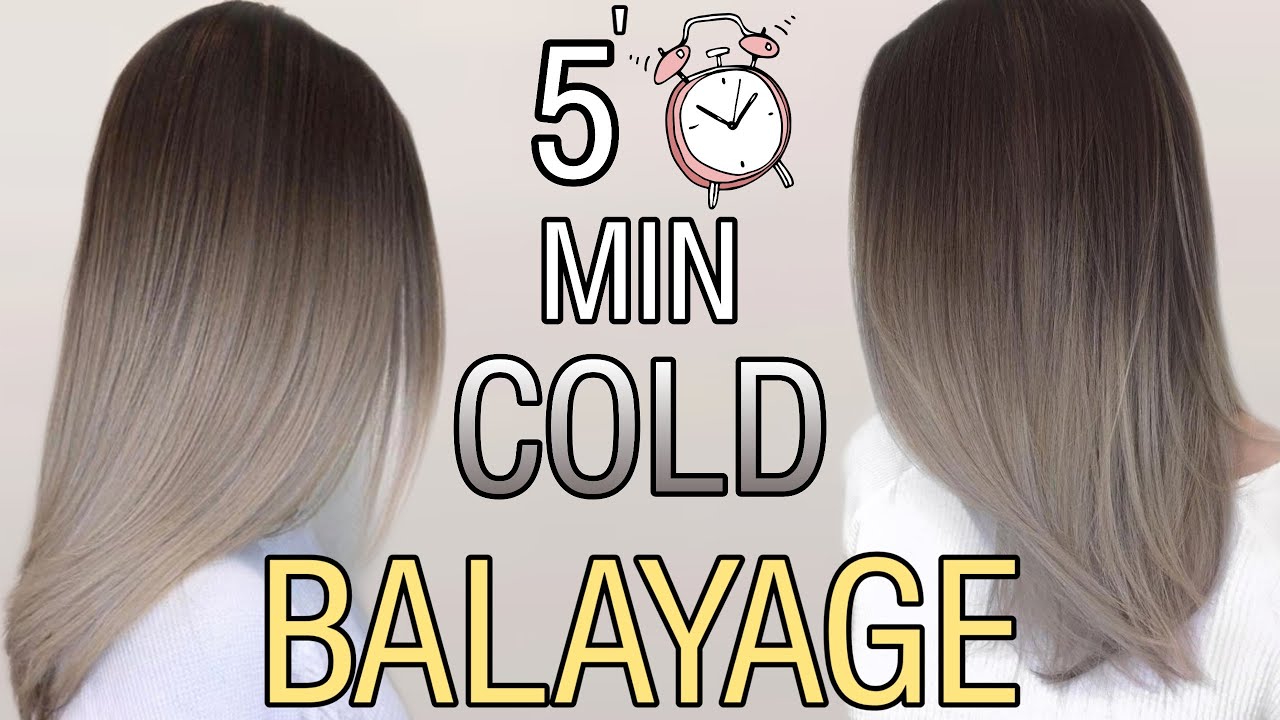 Balayage Rubio Frio en 5 Minutos Fácil y Rápido Año 2021