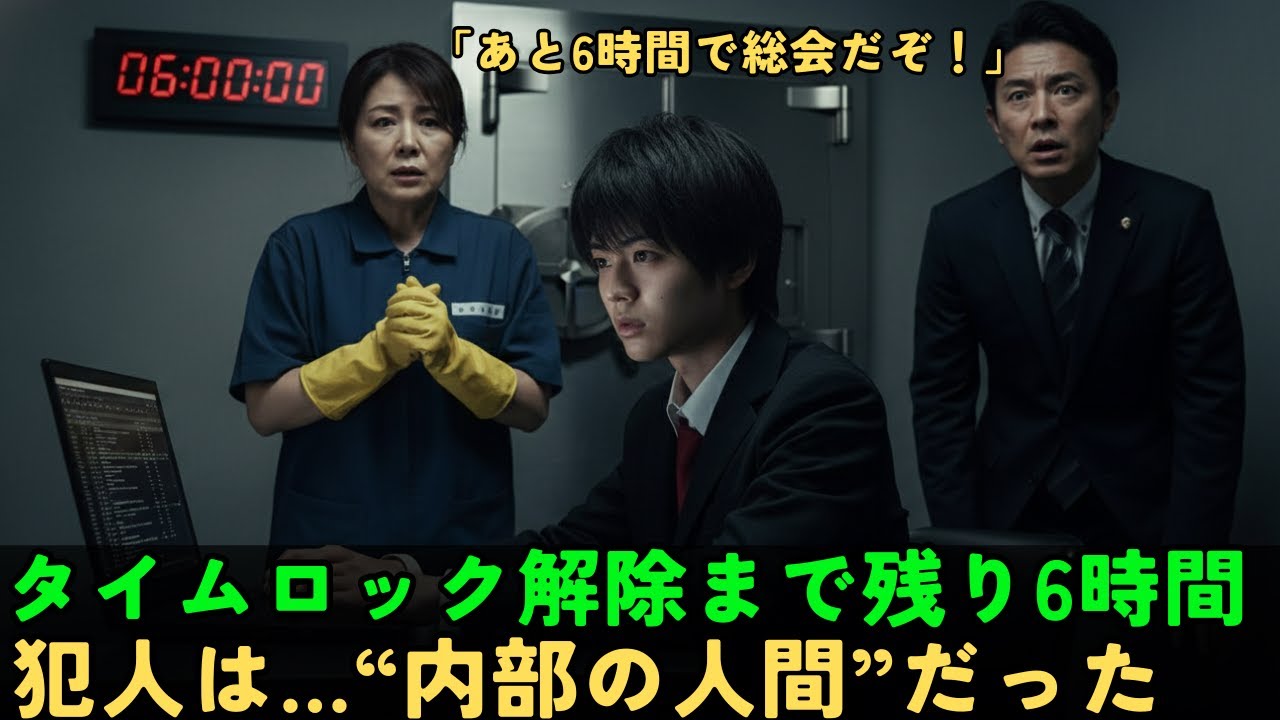 【感動逆転】「本当に開けたら100億円」嘲笑された中2が、会社の金庫を救った夜【朗読】