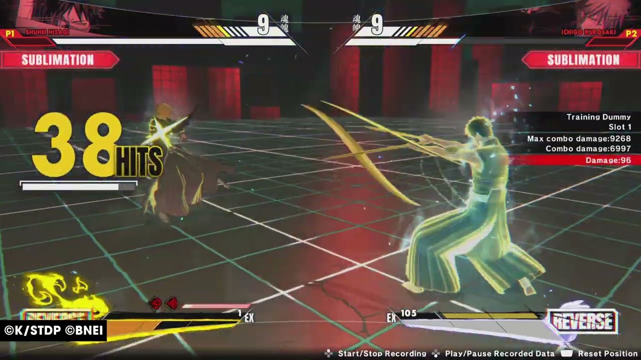 BLEACH Rebirth of Souls - Shuhei Hisagi Combo #1