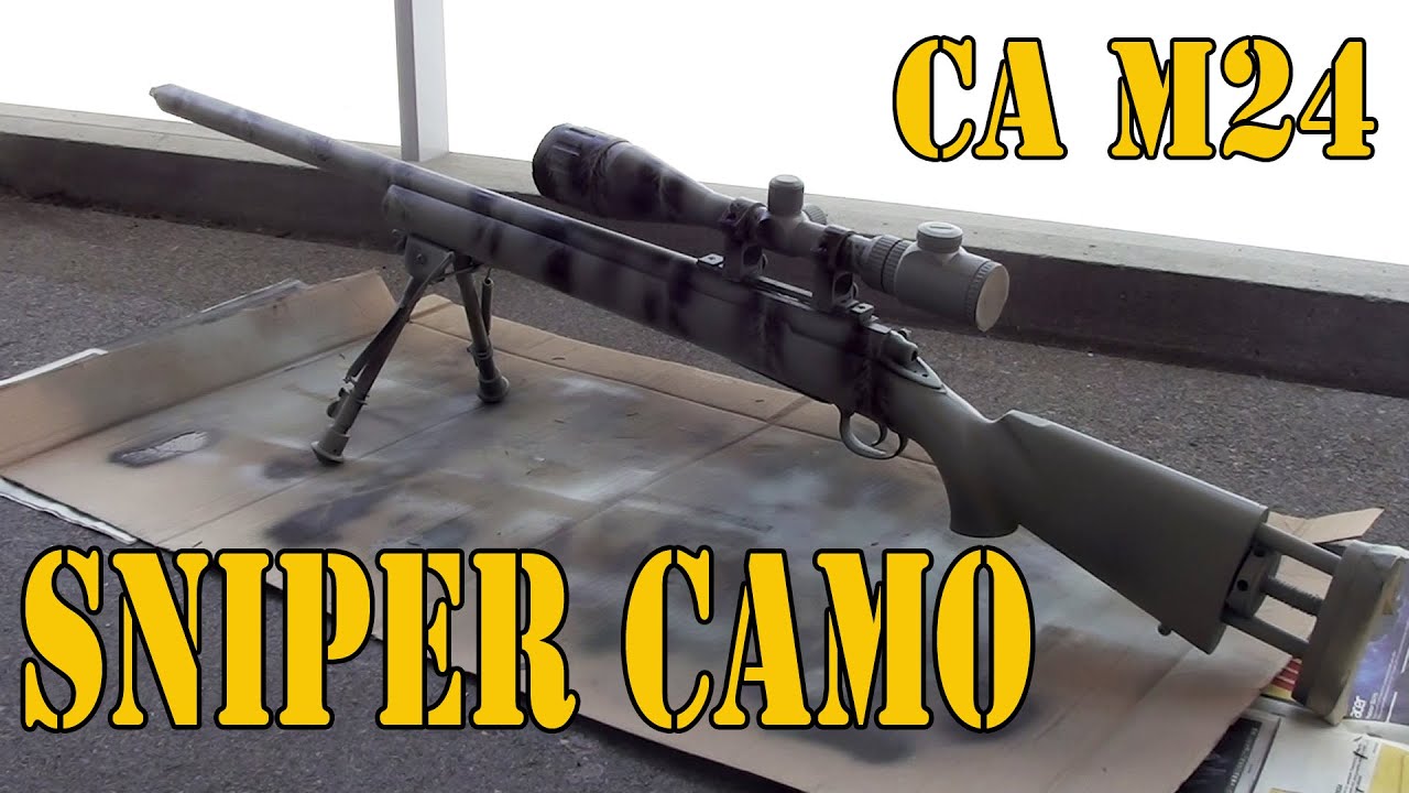 How to camo paint M24 Sniper (CA)