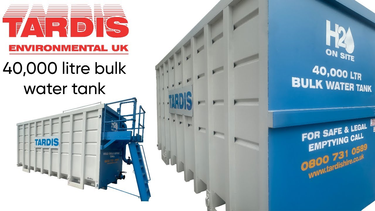 40,000 litre bulk water storage tank 💦