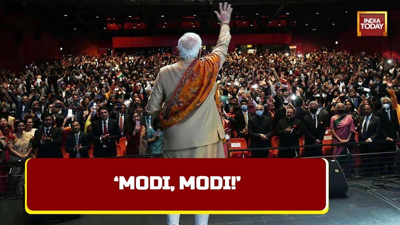'Modi, Modi' Chants Echo In Copenhagen Ahead Of PM Modi's Address To Indian Diaspora In Denmark