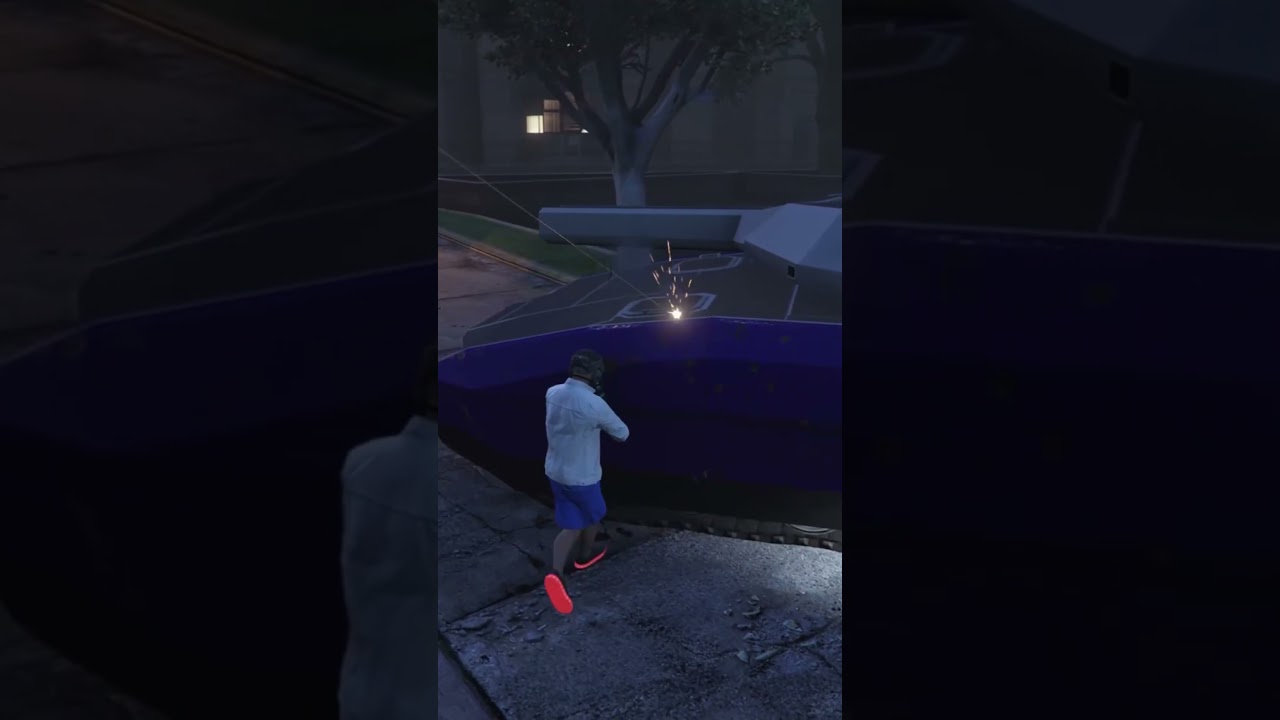 Grand theft auto tank kill. #grandtheftghost #gta #gtaonline #gta5 #gaming #gtamemes