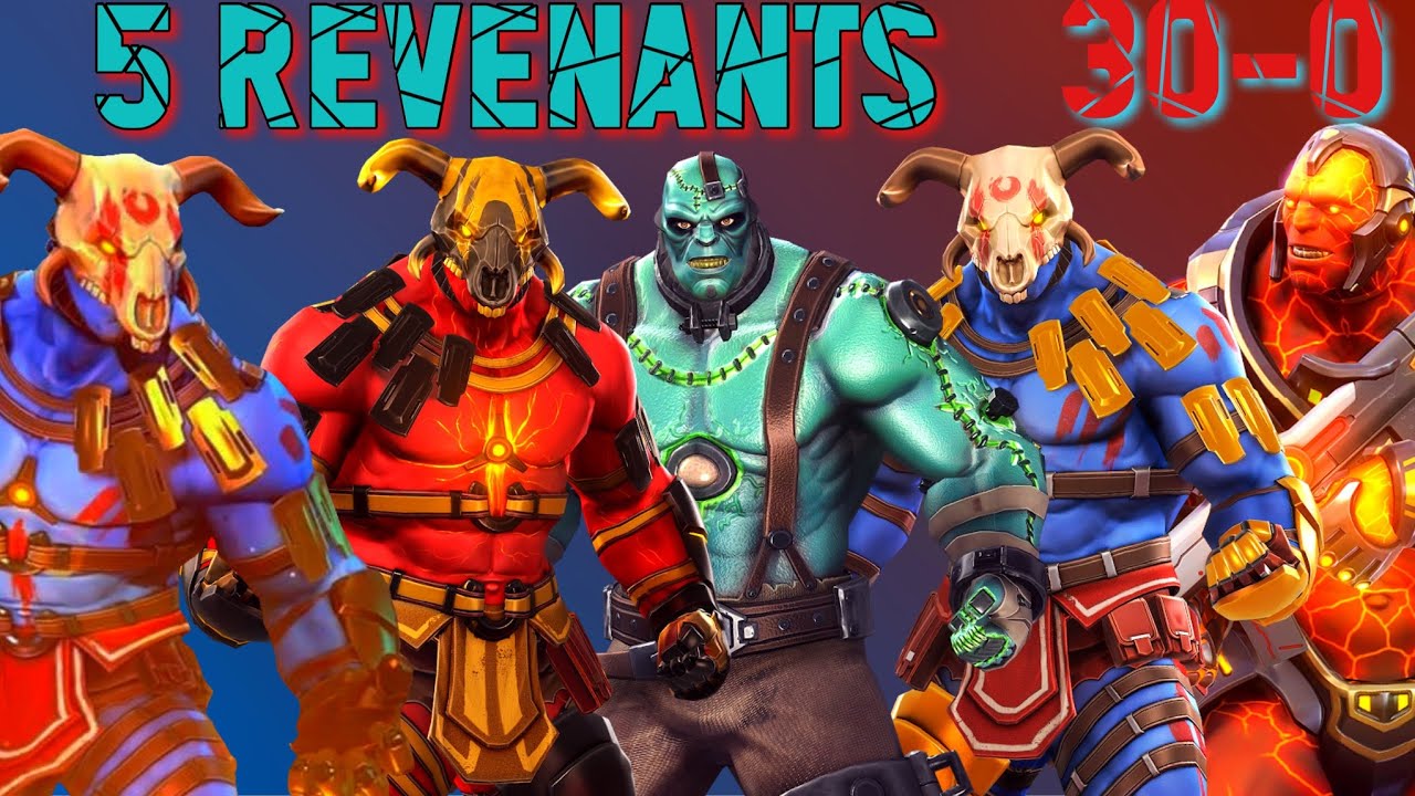 5 REVENANTS IN ONE GAME! 30-0 TDM MATCH| Shadowgun War Games